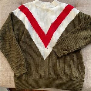 Mango Sweaters - V contrast sweater Mango Sweaters - V contrast sweater